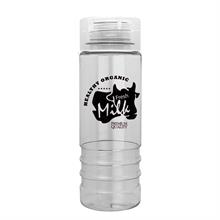 Admiral - 24 oz. Tritan™ Transparent Bottle with Clear Cylinder lid